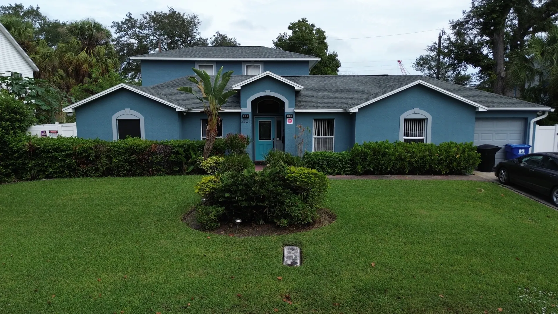 Front Entrance at the real Southern Oasis residence