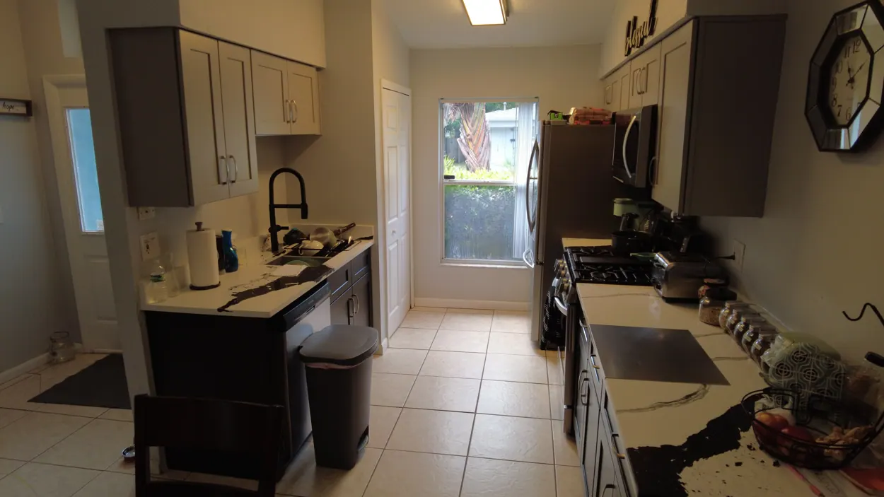 Actual kitchen at Southern Oasis